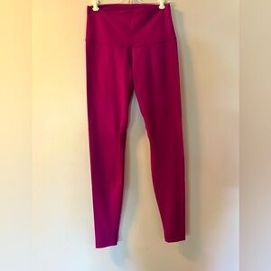 Lululemon bright magenta long legging large